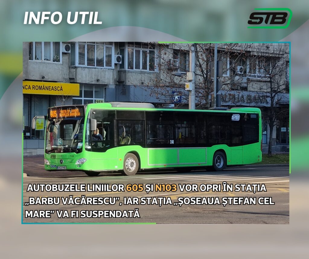Schimbări pe traseele a două autobuze din Capitală autobuz stb traseu