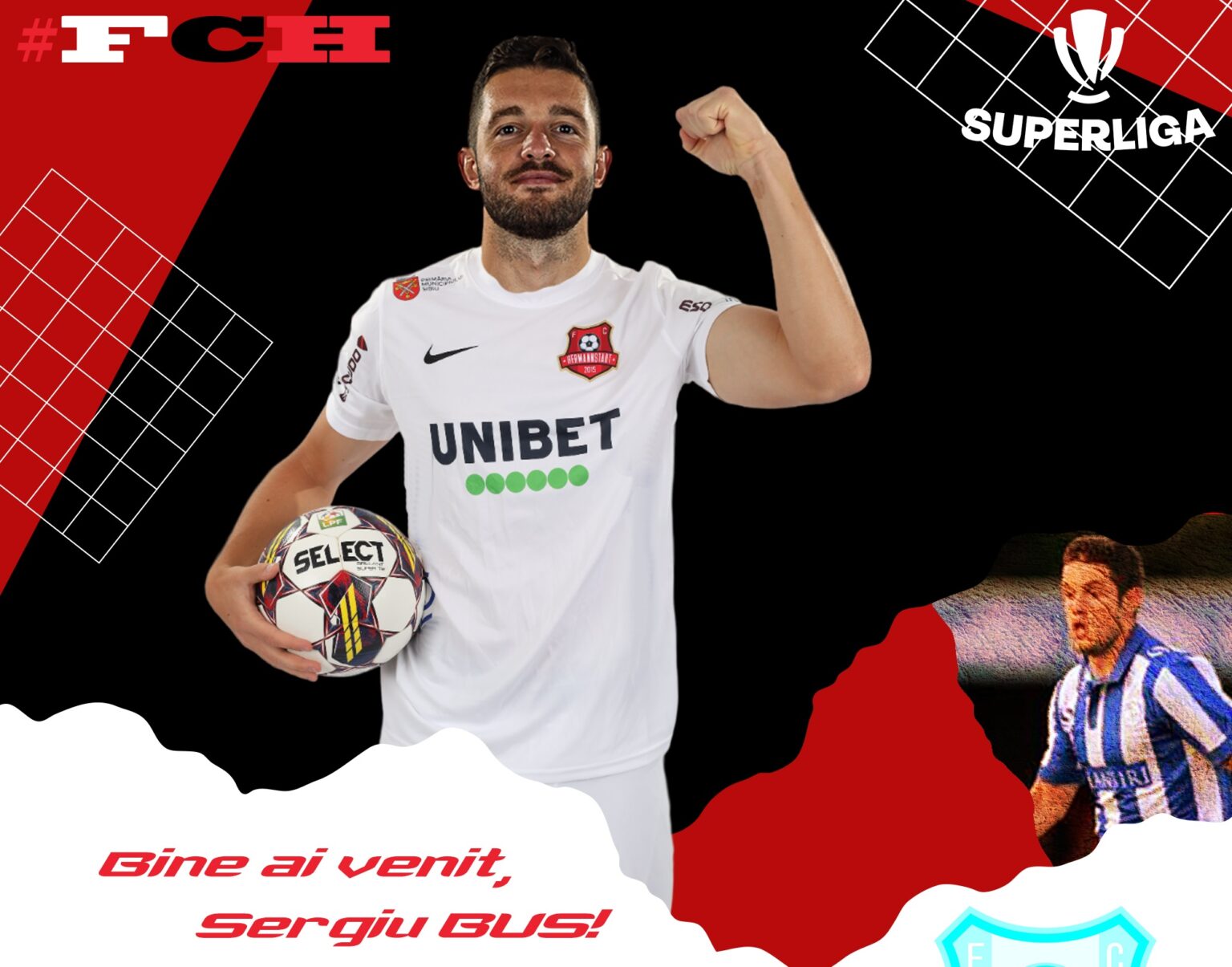 Sergiu Buș a semnat cu FC Hermannstadt