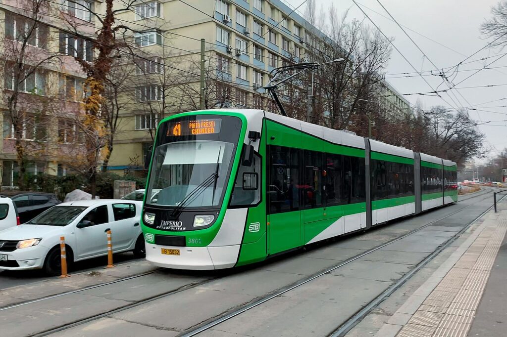Tramvaiul 41, blocat