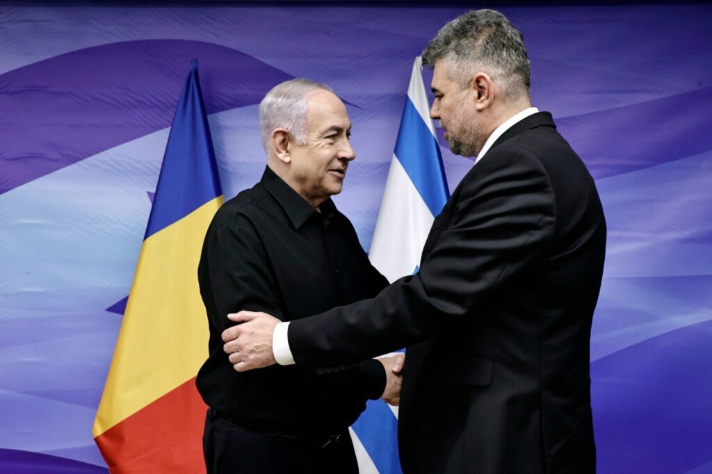 Marcel Ciolacu, primit de Benjamin Netanyahu: „România sprijină dreptul Israelului la autoapărare”