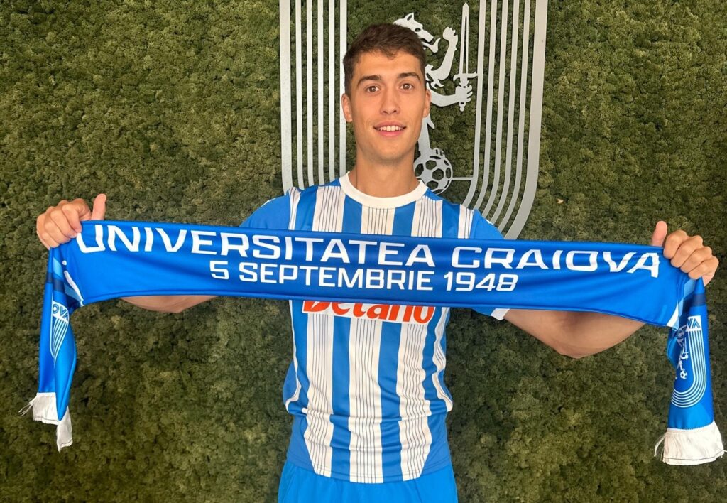 VIDEO. Universitatea Craiova a mai transferat un fundaș spaniol