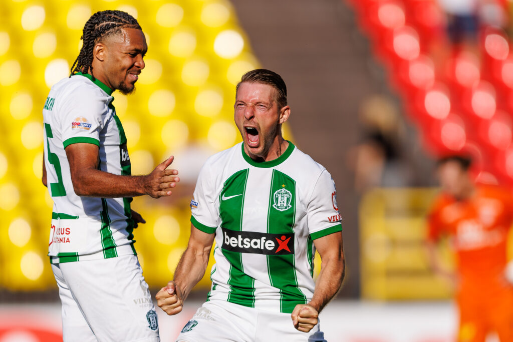 Rupe plasele în Lituania! Liviu Antal a marcat un nou gol pentru Zalgiris și este golgheterul campionatului