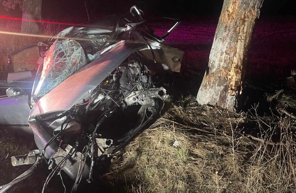 Tragedie pe o șosea din Dolj! Doi bărbați au murit după ce mașina în care se aflau s-a izbit de un copac