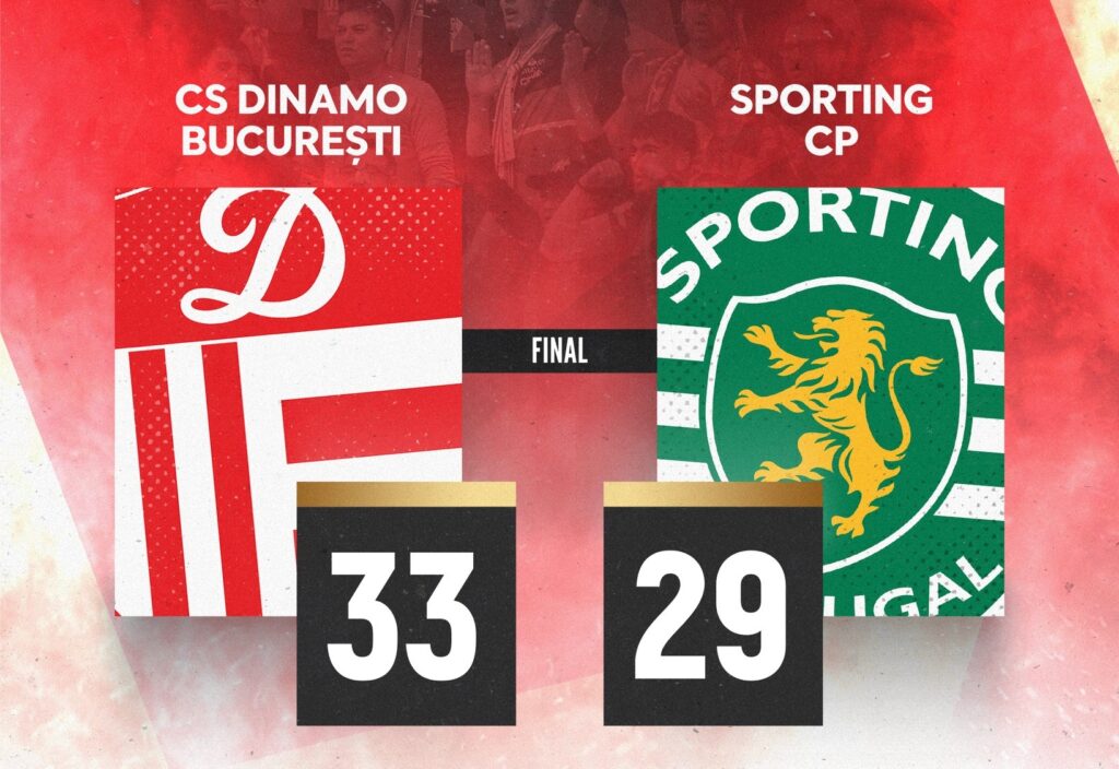 Dinamo, un nou succes în Ligă! „Dulăii” au surclasat-o pe Sporting Lisabona