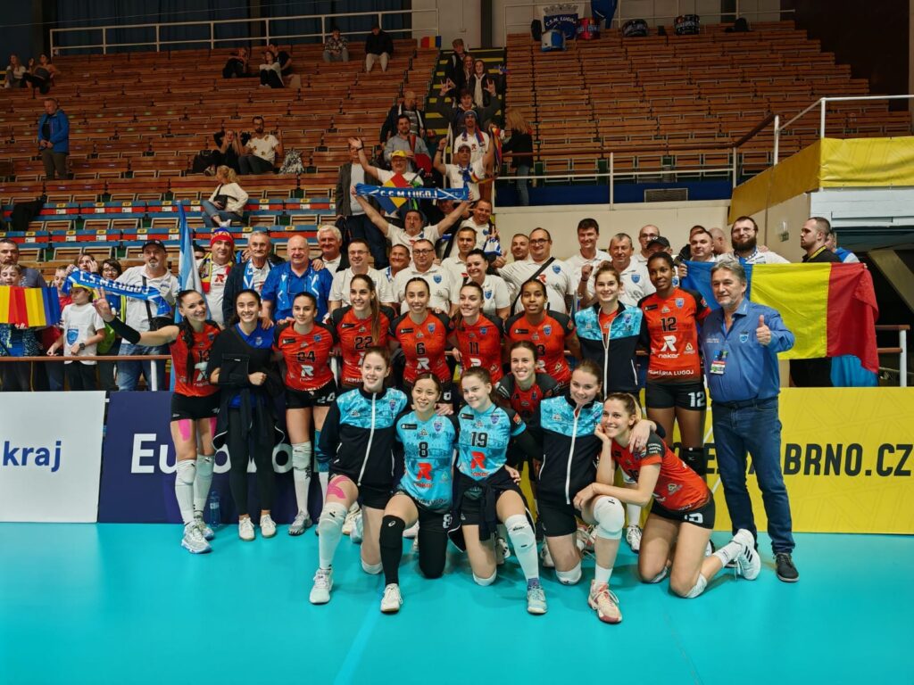 CSM Lugoj, aproape de şaisprezecimile Cupei Challenge la volei feminin