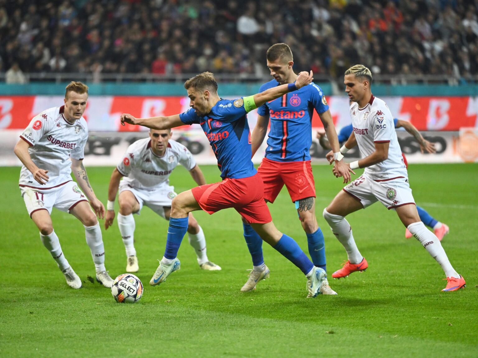 FCSB – Rapid 0-0. Remiză albă în derby-ul etapei