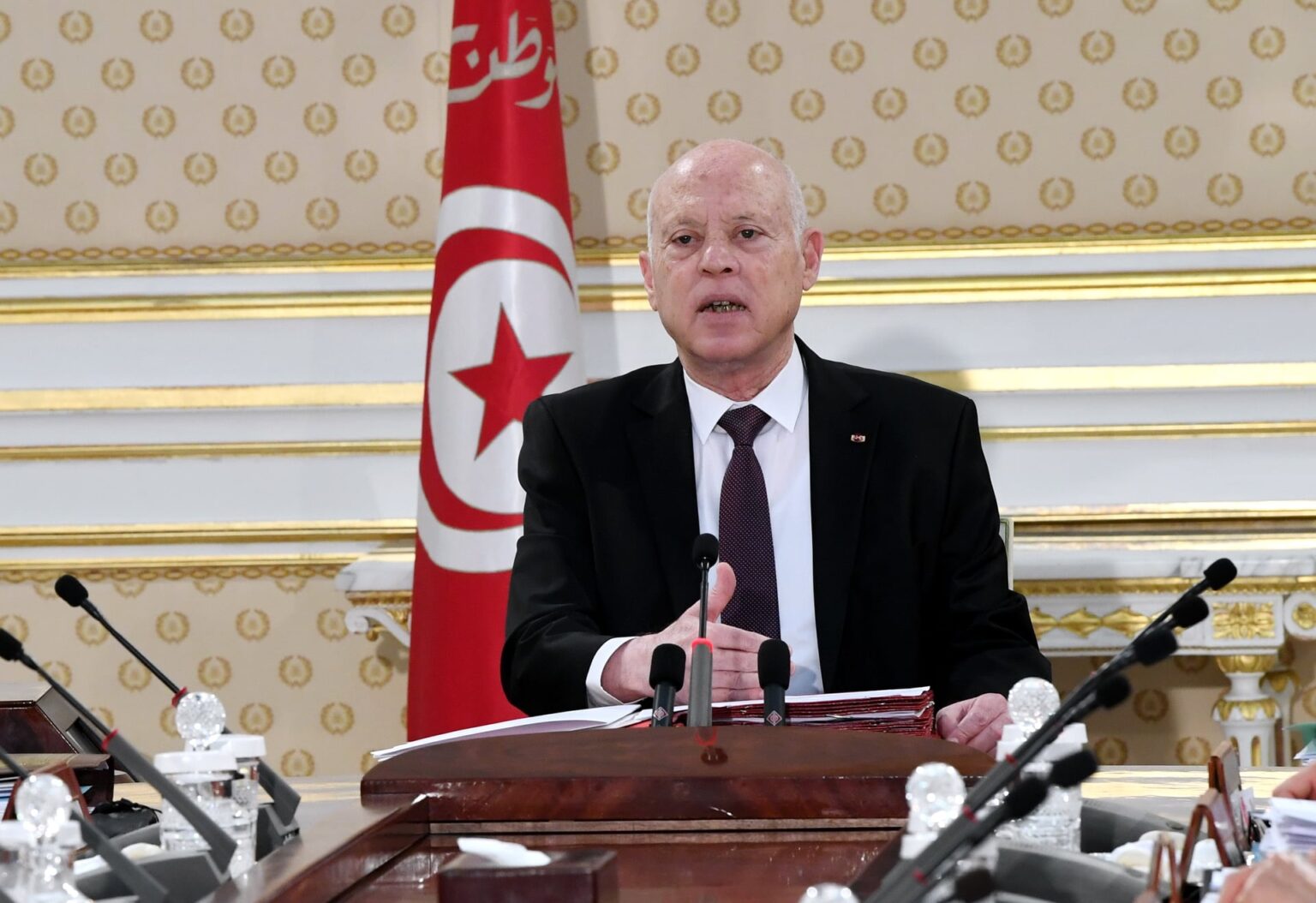 Preşedintele tunisian Kais Saied, reales cu 90% din voturi