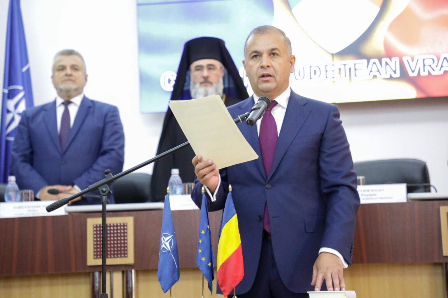 Nicușor Halici, investit în funcția de președinte al CJ Vrancea