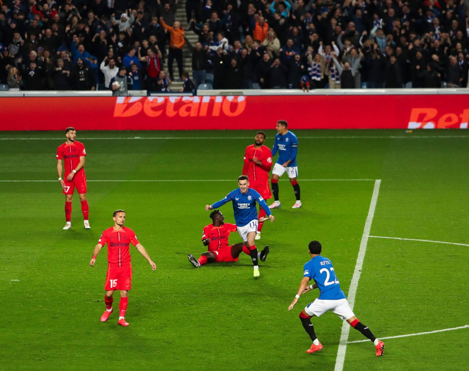 Rangers – FCSB 4-0. Campioana României, eșec categoric în Scoția