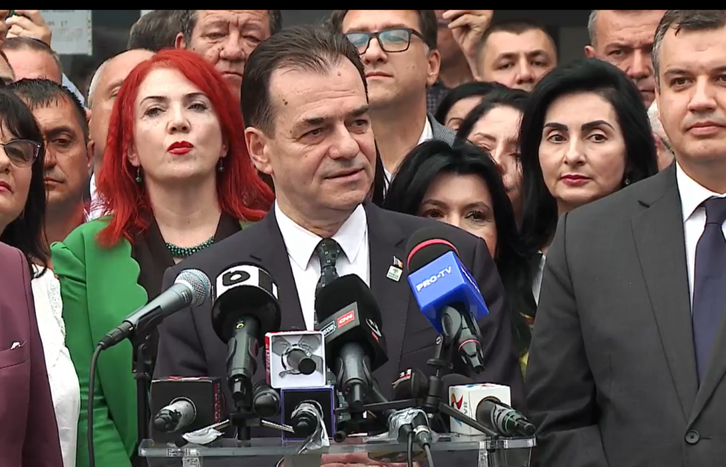 VIDEO. Ludovic Orban și-a depus candidatura pentru funcţia de preşedinte al României