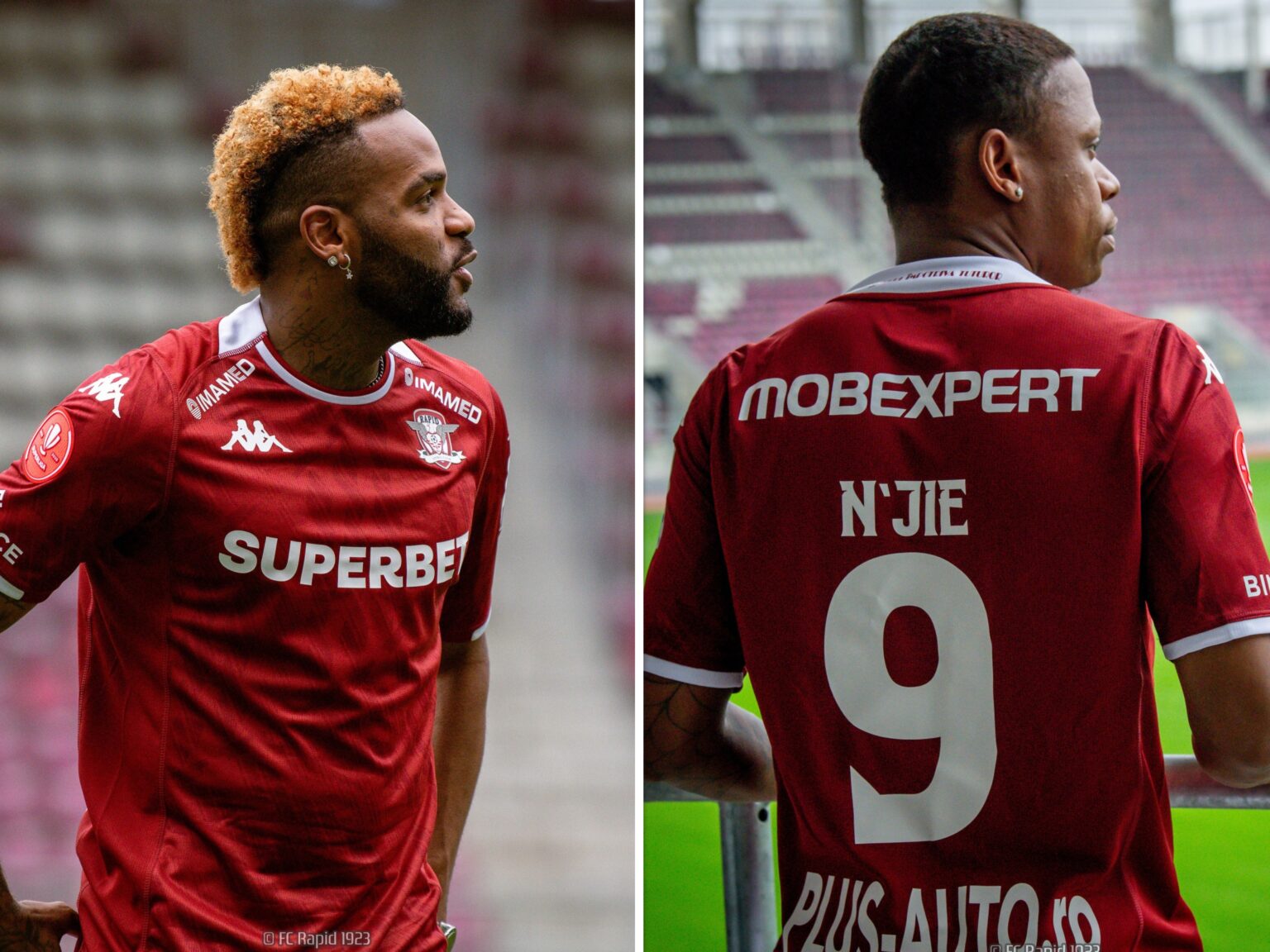 După mai bine de o lună, Aaron Boupendza şi Clinton Njie pot debuta pentru Rapid