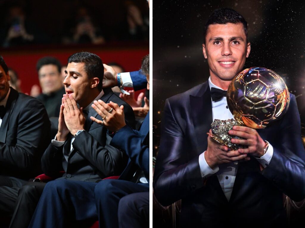Rodri e marele câștigător al „Balonului de Aur”