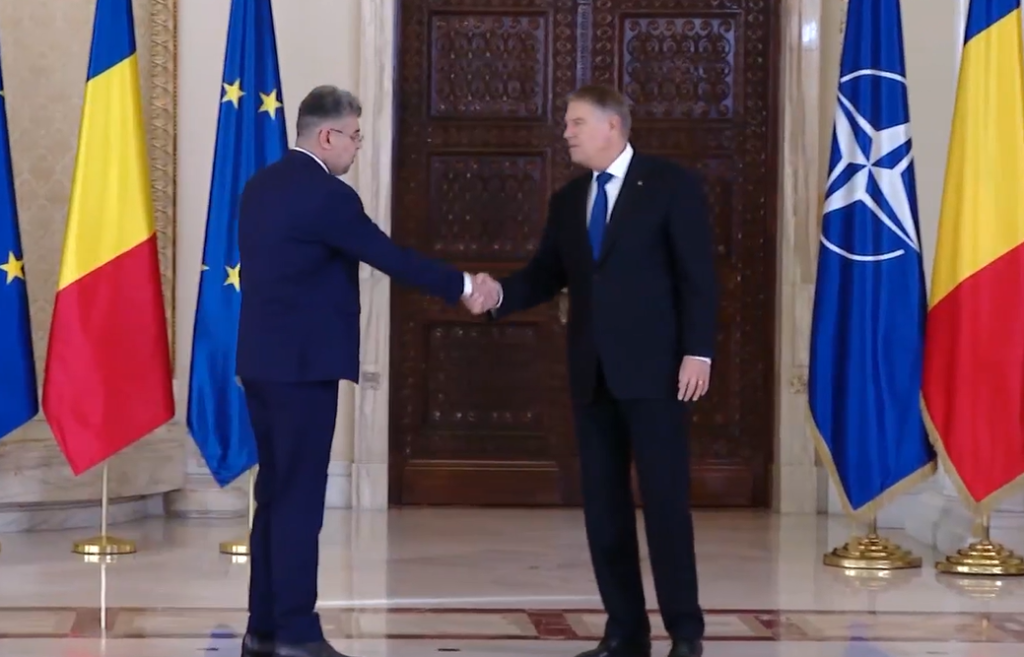Marcel Ciolacu, desemnat pentru funcția de premier de Klaus Iohannis