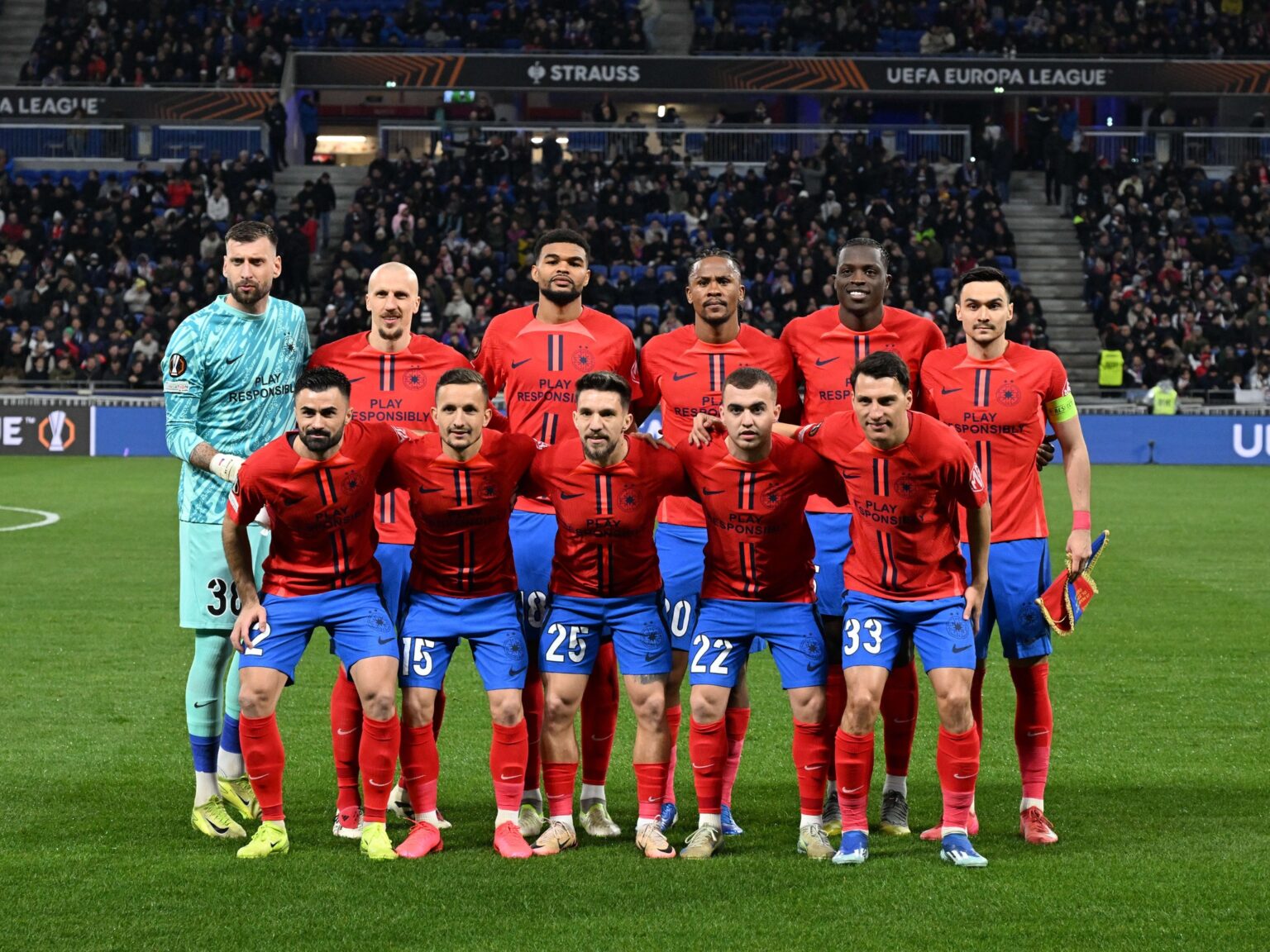 C’est fini pour FCSB! Campioana României părăsește Europa League după un nou eșec cu Lyon