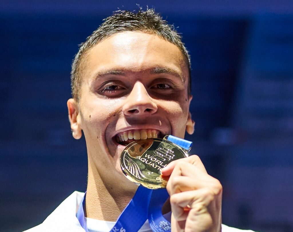 Mondialele de natație: David, regele apei! Popovici a cucerit medalia de AUR în proba de 100 m liber
