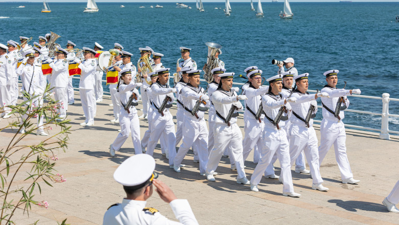 Parada navală și ceremonii militare la Constanța, de Ziua Marinei