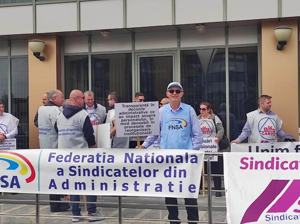 Federația Națională a Sindicatelor din Administrație amenință cu greva generală